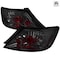 Spec-D Tuning 06-10 Honda Civic Tail Light 2Dr Smoked Lens Chrome Housing LT-CV062G-TM - alternate 1